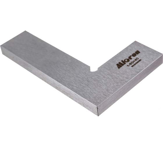 Поверочный угольник Micron УП- 60х 40, класс 1 МИК 77922