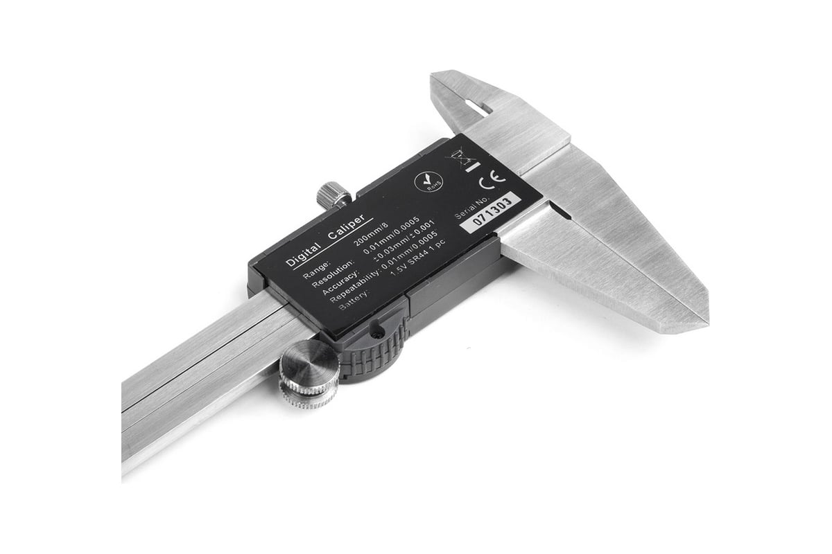 Штангенциркуль Micron ШЦЦ-1-200, 0,01 электронный, ABS МИК 107352 ...