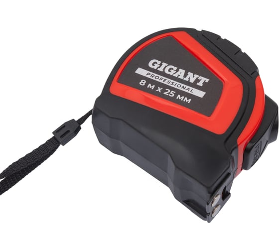 Рулетка Gigant Professional с автостопом 8м 25мм GPGW-04