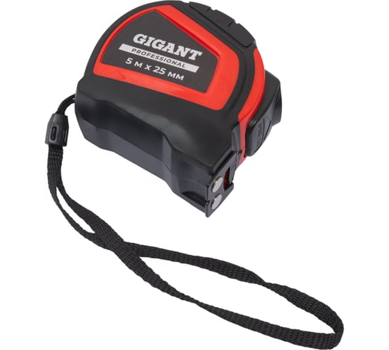 Рулетка Gigant Professional с автостопом 5м 25мм GPGW-03