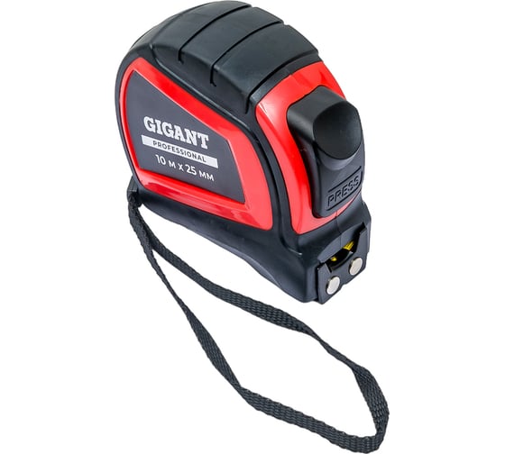 Рулетка Gigant Professional с автостопом 10м 25мм GPGW-05