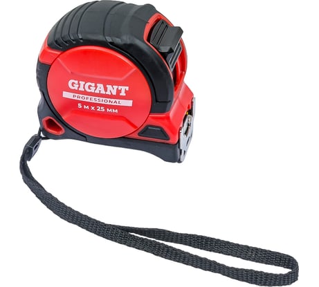 Рулетка Gigant Professional с магнитным зацепом 5м 25мм GPGW-11