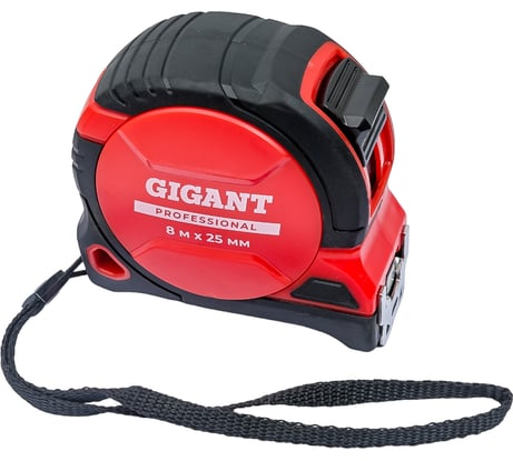 Рулетка Gigant Professional с магнитным зацепом 8м 25мм GPGW-12