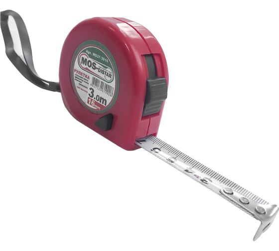 Рулетка МОS-DISTAR MS37 3м х 16 мм MS37-3016