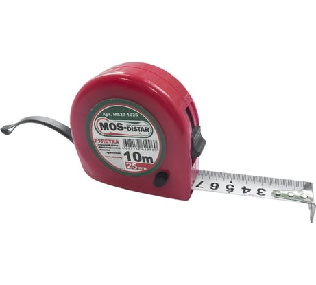Рулетка МОS-DISTAR MS37 10м х 25 мм MS37-1025