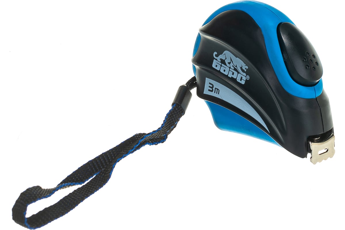 Рулетка Барс Полимер 3 м автоматическая фиксация эргономичная форма ...