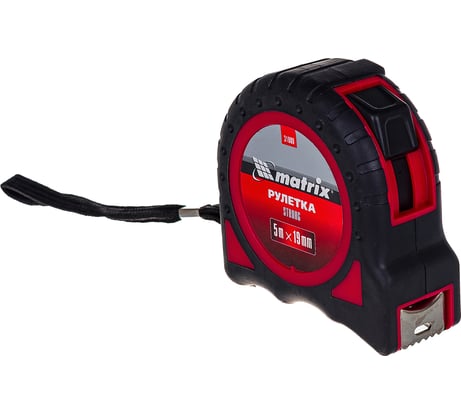 Рулетка 3 глазка Strong обрезиненный корпус 5 м х19 мм 31080