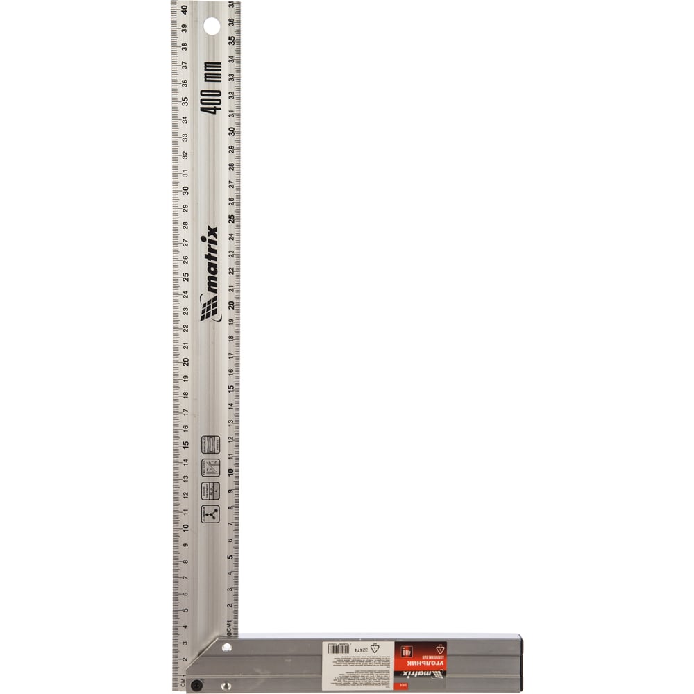 Алюминиевый угольник Matrix 400 мм литой 32474 - выгодная цена, отзывы ...