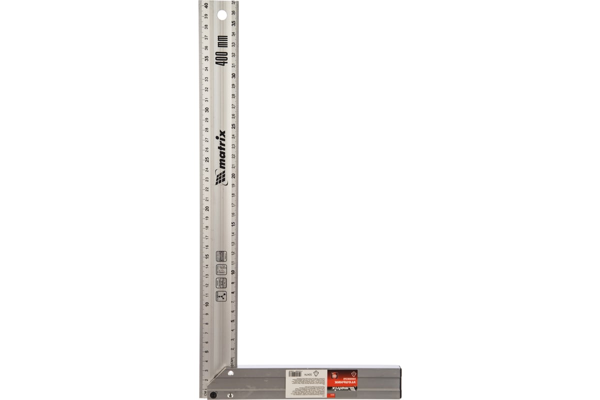 Алюминиевый угольник Matrix 400 мм литой 32474 - выгодная цена, отзывы ...