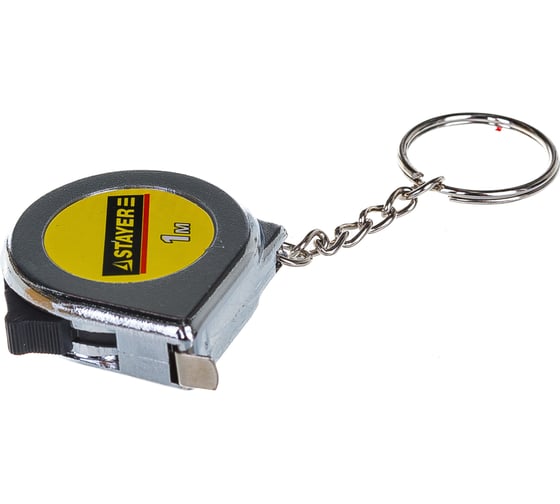 Рулетка-брелок STAYER Standard Mini цвет хромовый 1 м 34140-1_z01