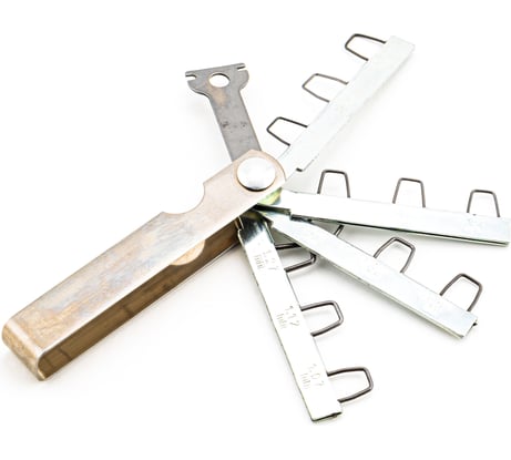 Щупы для свечей зажигания TOPAUTO, набор, 12шт. 0,63-1,14мм ИЩЗ12