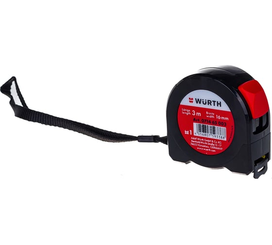 Рулетка Wurth POKT 1C PT18 W16MM L3M 071465 003961 10