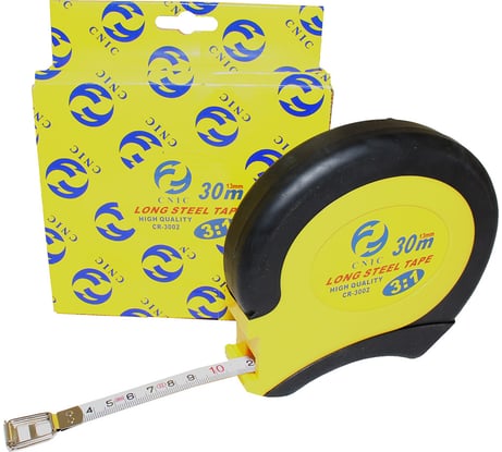 Рулетка CNIC CR-002 3002 30 метров, 13 мм, обрезиненная 30593