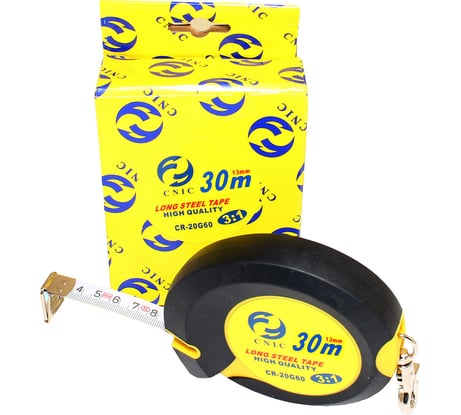 Рулетка CR-G60 30G60 CNIC 30 метров, 13 мм, металлическая лента 74182