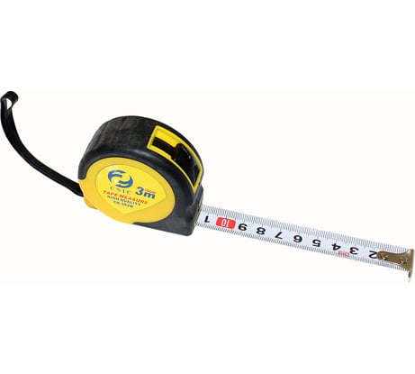 Рулетка CNIC CR-82 382W 3 метра, 16 мм, с фиксатором, обрезиненная 22549