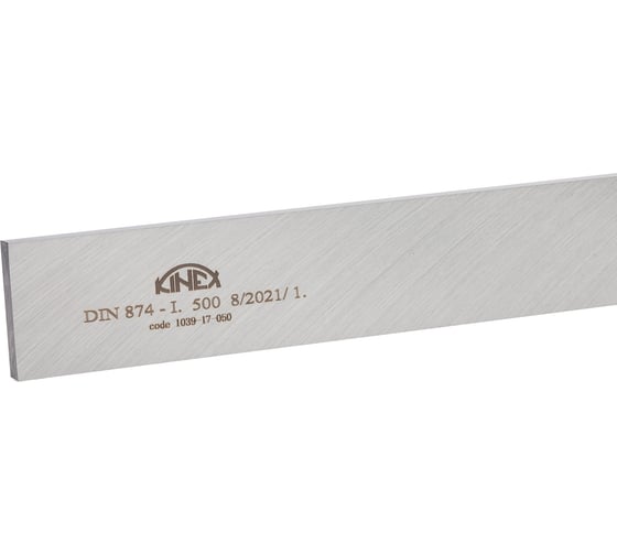 Линейка поверочная Kinex (K-MET) ШП-500 500x40x8мм DIN874 Класс 1 INOX 1039-17-050