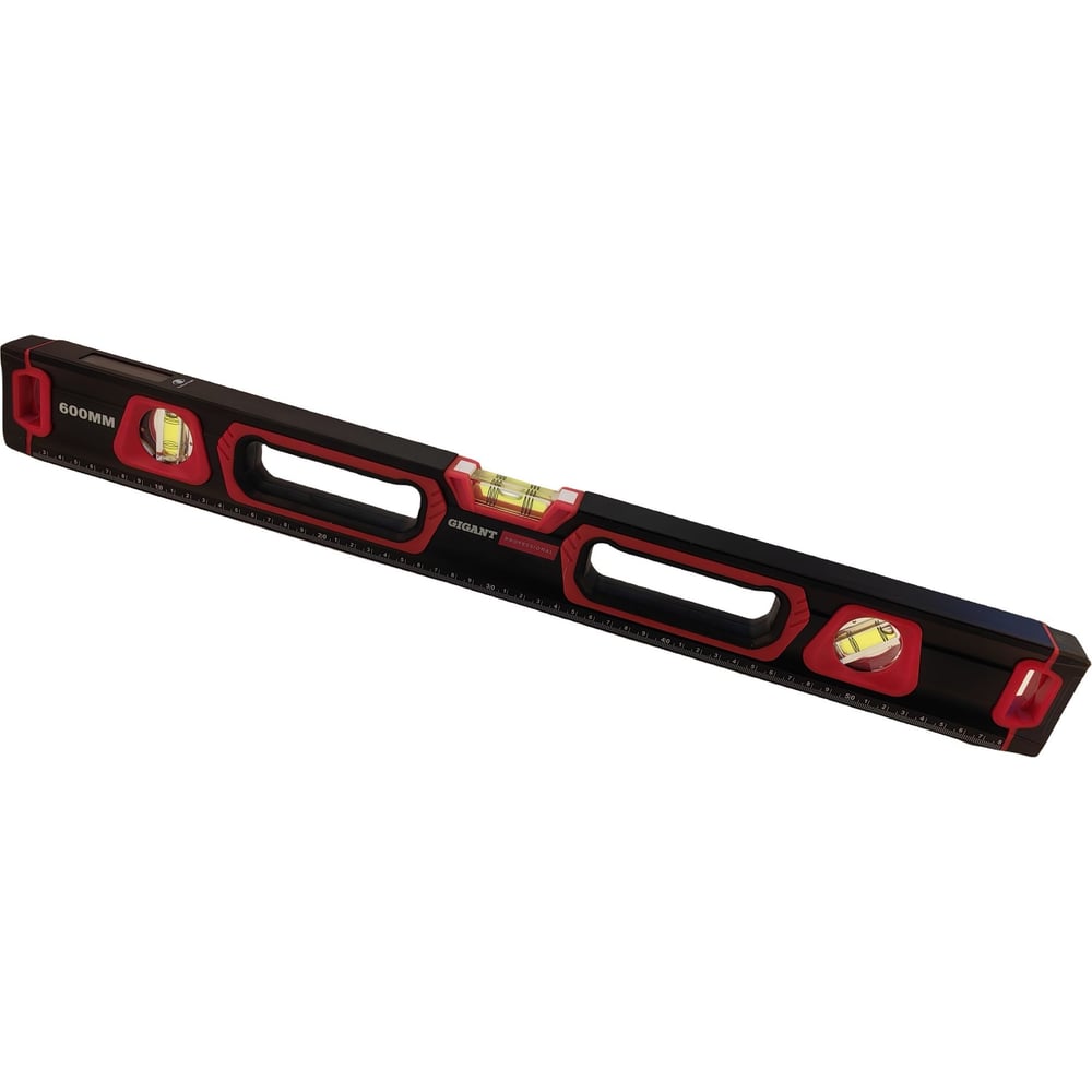 Алюминиевый магнитный фрезерованный уровень Gigant Professional 600 мм ...