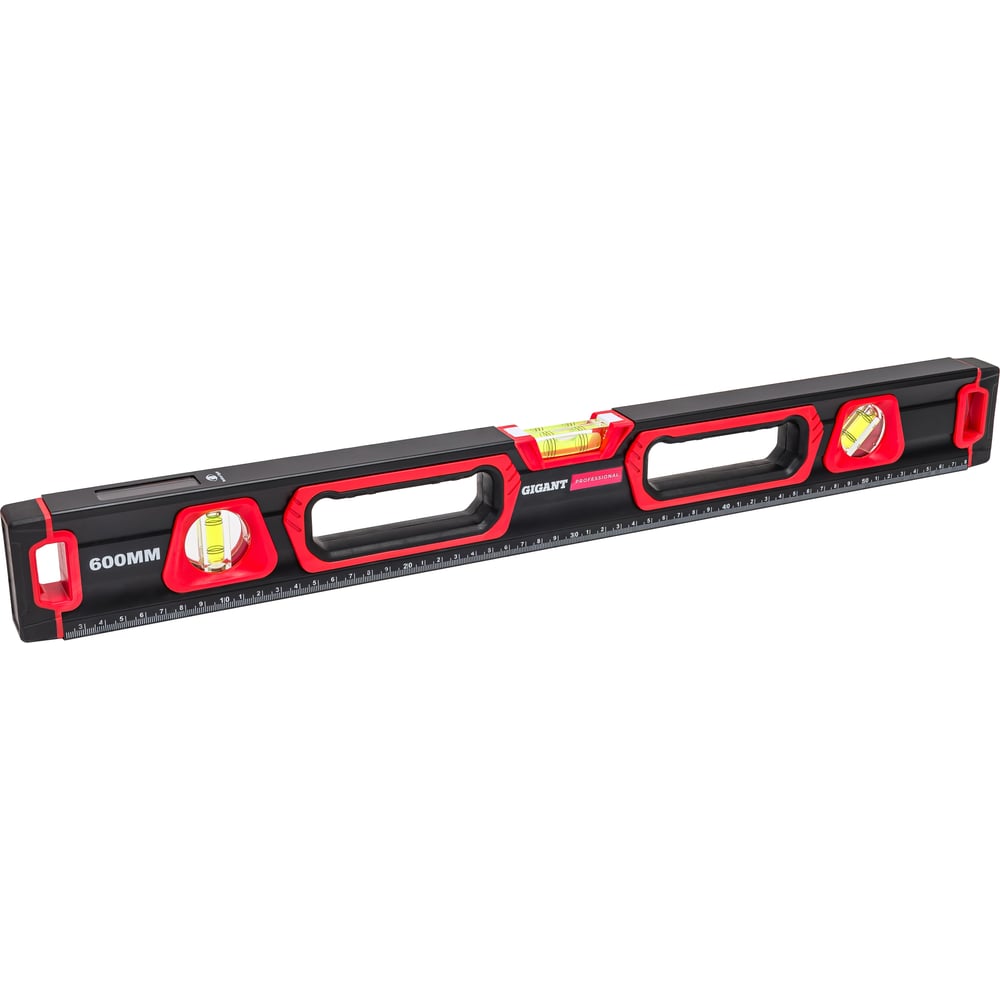 Алюминиевый магнитный фрезерованный уровень Gigant Professional 600 мм ...