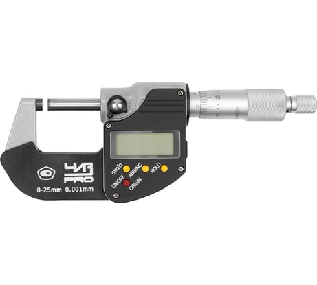 Микрометр ЧИЗ МКЦ-25 0.001, электронный, 4-кн. PRO 423460