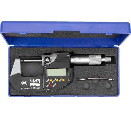 Микрометр ЧИЗ МКЦ-25 0.001, электронный, 4-кн. PRO 423460