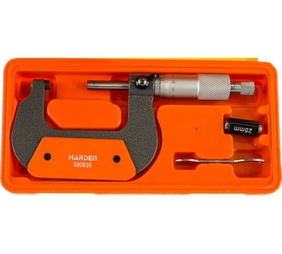 Микрометр HARDEN точность 0,01 мм, диапазон измерений 25-50 мм 580835