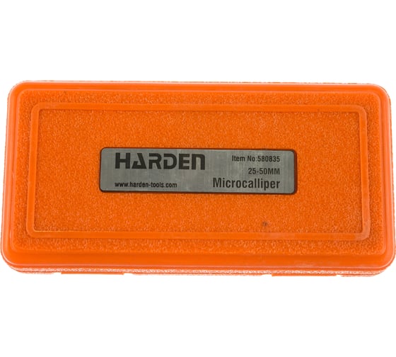 Микрометр HARDEN точность 0,01 мм, диапазон измерений 25-50 мм 580835