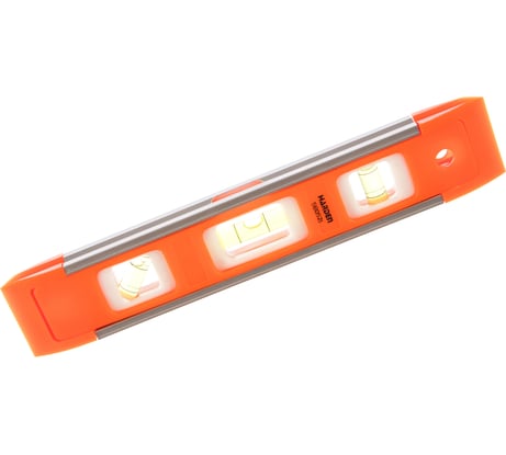 Пластиковый магнитный уровень HARDEN Торпедо, 3 глазка, 228 мм. 580521