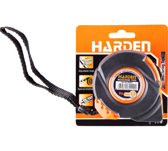 Измерительная рулетка HARDEN, 5мх19мм. 580007