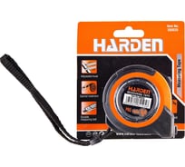 Измерительная рулетка HARDEN с ударопрочным обрезиненным корпусом, 5мх19мм. 580035