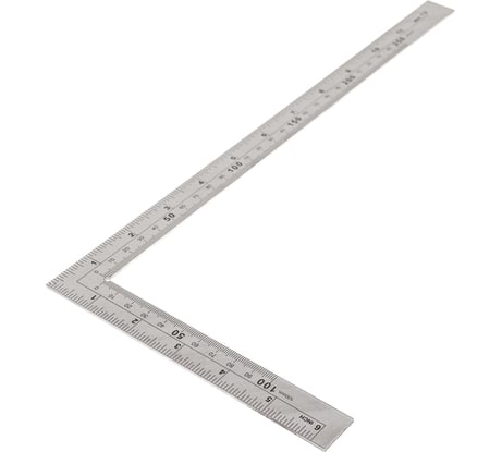 Угольник из нержавеющей стали HARDEN 150x300 мм 580728