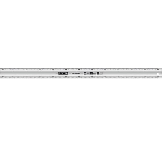 Алюминиевая линейка STAYER 0.6 м 34383-60