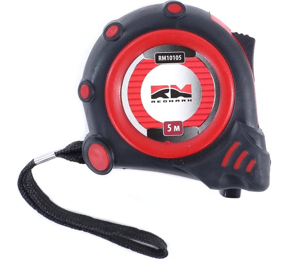 Рулетка REDMARK 5 м (19мм) в обрезиненном корпусе, автоматический фиксатор RM10105