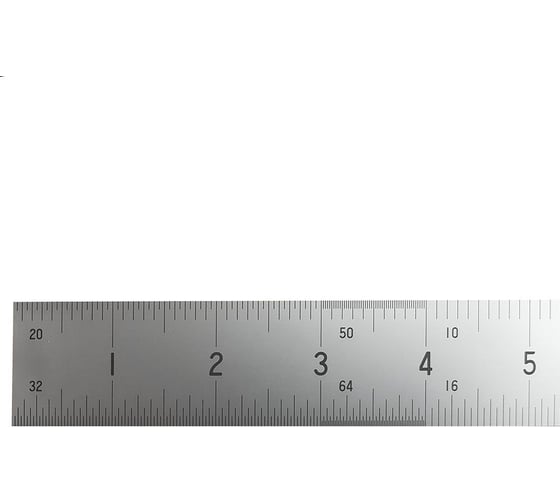 Линейка Shinwa дюймовая, 600 мм, 24", шкала в мм и дюймах М00016582