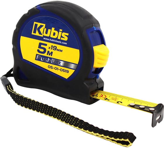 Рулетка измерительная KUBIS 5 м19 мм PushLock 05-01-0519 1