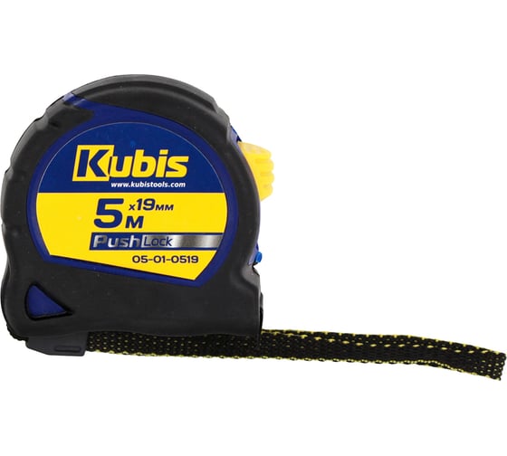 Рулетка измерительная KUBIS 5 м19 мм PushLock 05-01-0519