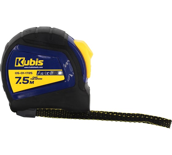 Рулетка измерительная KUBIS 7.5 м25 мм AutoLock 05-01-1725