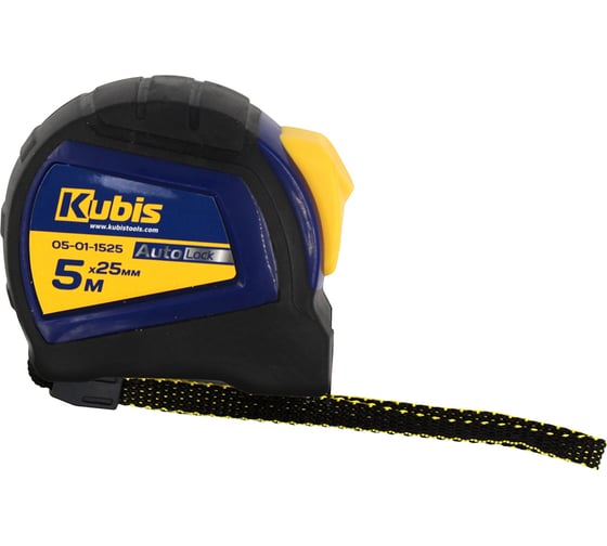 Рулетка измерительная KUBIS 5 м25 мм AutoLock 05-01-1525