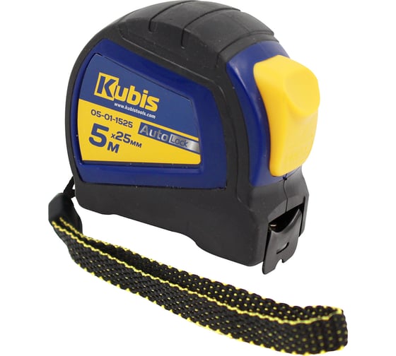 Рулетка измерительная KUBIS 5 м25 мм AutoLock 05-01-1525