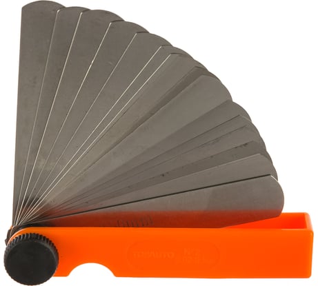 Щупы для измерения зазоров TopAuto набор №2, 70мм, 17листов, 0.02-0.5мм, пластик, блистер ИЩ270 - П