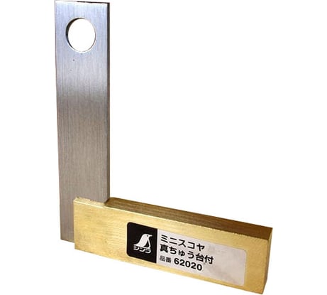 Угольник с подошвой Shinwa 90мм М00009179