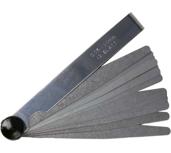 Веерный щуп СЕРВИС КЛЮЧ 0,05-1,0мм 13 листов в блистере 70613