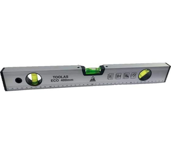 Уровень TOOLAS ЕКО магнит 400 мм 00014065 1