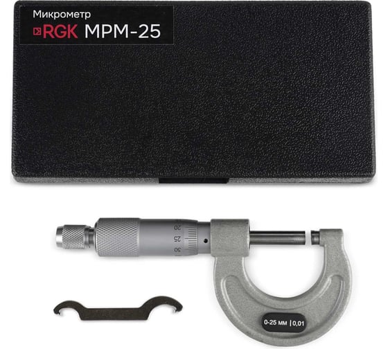 Микрометр RGK MРM-25 757003