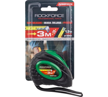 Рулетка Rockforce 3мх16мм RF-5096P3316(58860)