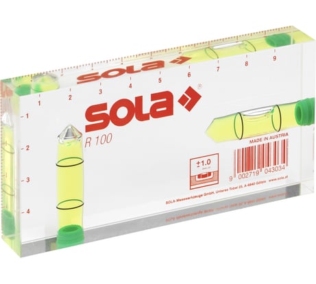 Уровень пластиковый SOLA R100 01622101