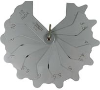 Набор выпуклых радиусных шаблонов АЛЬФА-НДТ 3-12 мм, с первичной калибровкой УП-00004194