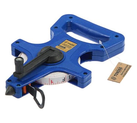 Лента ТУНДРА мерная геодезическая фибергласовая, 30 м 881737