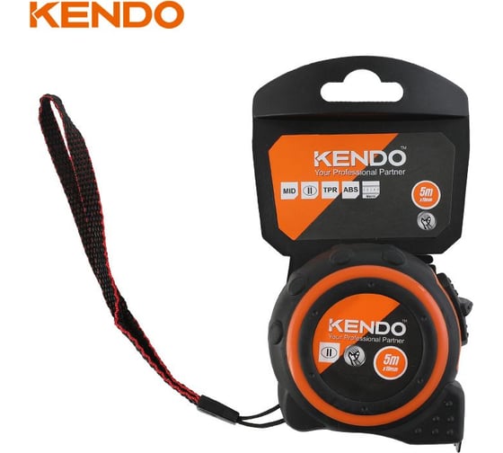 Рулетка KENDO 5 м, 19 мм 35032 1