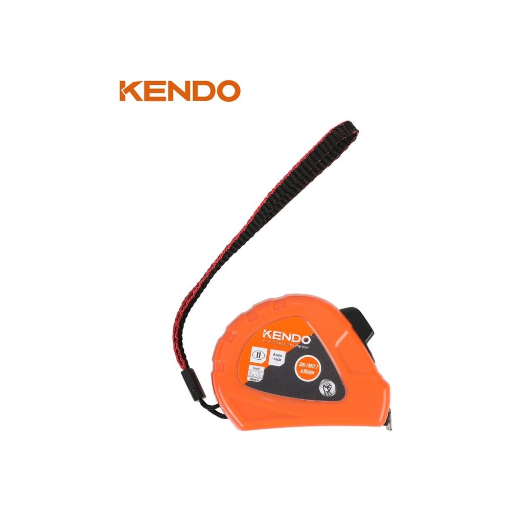 Ударостойкая рулетка с автостопом KENDO 5 м, 19 мм 35027 - выгодная ...