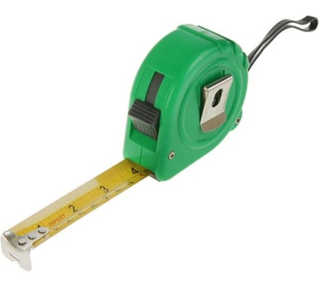 Рулетка  ТУНДРА пластиковый корпус, 3 фиксатора, 7.5 м х 25 мм 881690